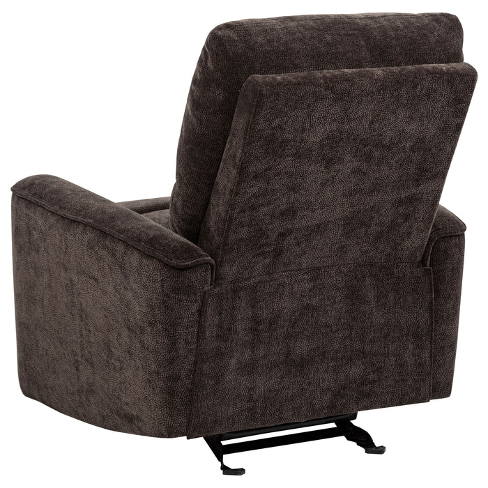 Navarro 3-piece Upholstered Reclining Sofa Set Dark Brown