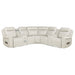 Rojas 3-piece dual power L-shaped sectional sofa with Bluetooth in greige by CoasterEveryday