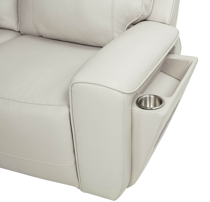 Rojas 3-piece dual power L-shaped sectional sofa with Bluetooth in greige by CoasterEveryday