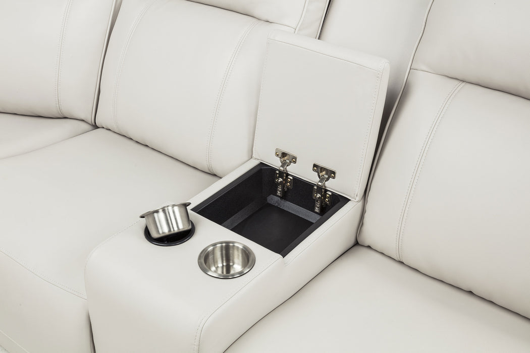 Rojas 3-piece dual power L-shaped sectional sofa with Bluetooth in greige by CoasterEveryday
