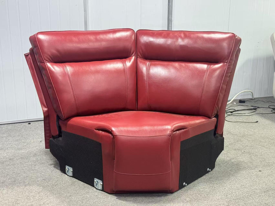 HP0426 Power 2 Reclining Sectional Red