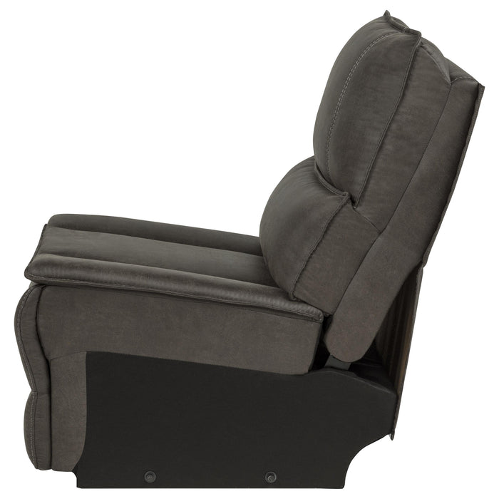 Marcell Transitional Armless Modular Sectional Chair Grey
