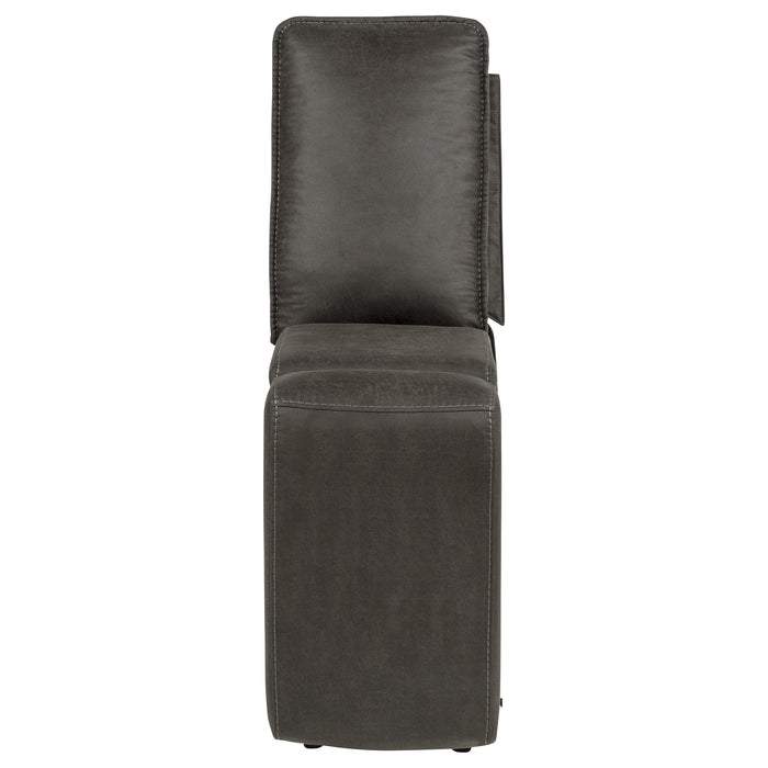 Marcell Upholstered Modular Sectional Console with Charging Grey