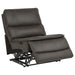 Marcell 7-piece L-shaped power reclining sectional with dual consoles in grey by CoasterEveryday