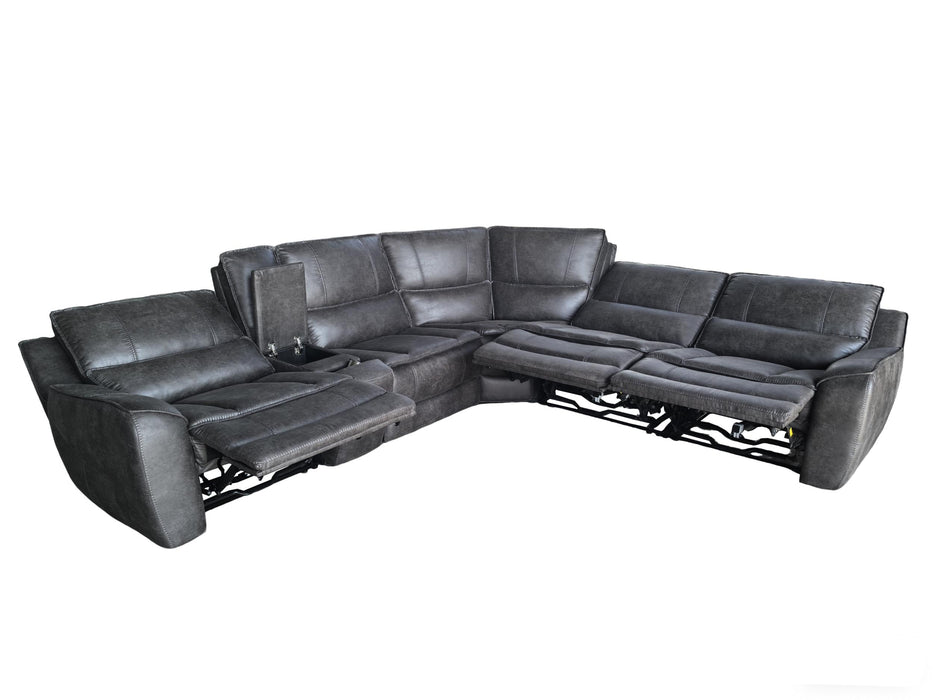 HP0426 Modular Power Sectional 6 Pc Set Grey