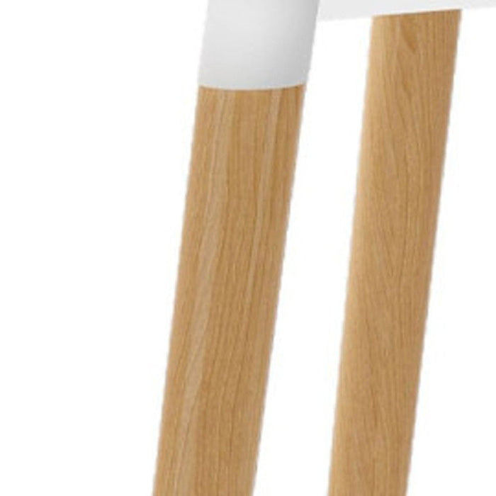 30" Solid Wood Dining Table - White