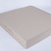 Giga outdoor beige deep seat cushions set for patio furniture, waterproof back and seat cushions with plush padding.
