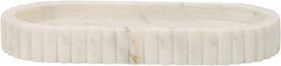 Marble tray by Meridian Furniture featuring a sleek, polished surface with elegant rounded edges, ideal for decorative or serving use.