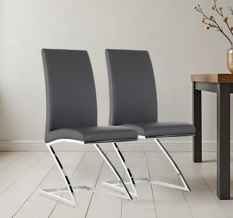 Side Chairs For Dining Room (Set of 2) - Gray