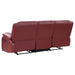 Camila Upholstered Motion Reclining Sofa in red by CoasterEveryday