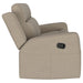 Brentwood 2-piece taupe upholstered reclining sofa set by CoasterEveryday