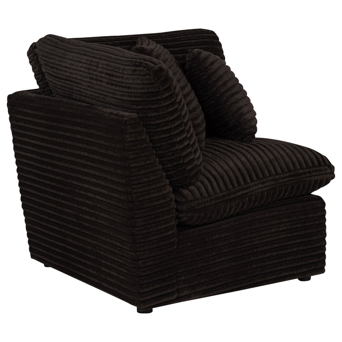 Collins Modular Corner Chair Chocolate Brown