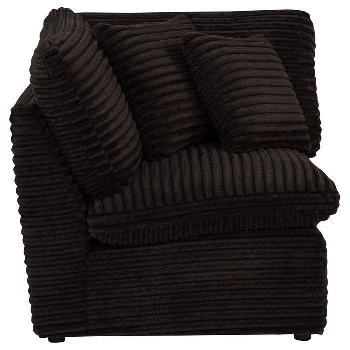 Collins Modular Corner Chair Chocolate Brown