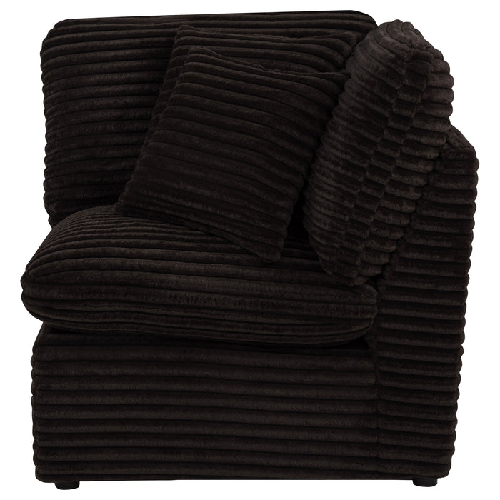 Collins Modular Corner Chair Chocolate Brown