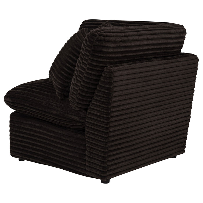 Collins Modular Corner Chair Chocolate Brown