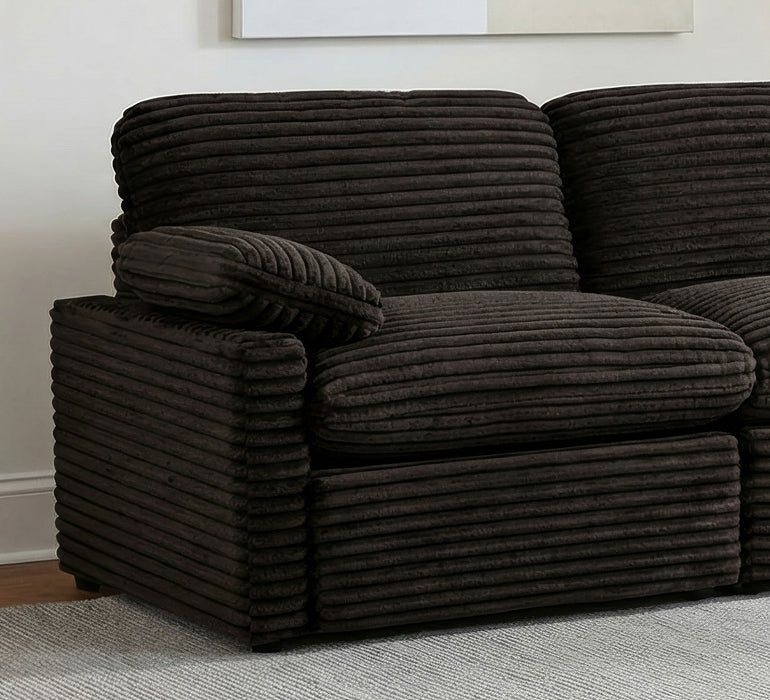 Collins Modular LAF Power Recliner Chocolate Brown