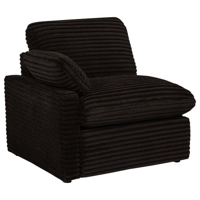 Collins Modular LAF Power Recliner Chocolate Brown
