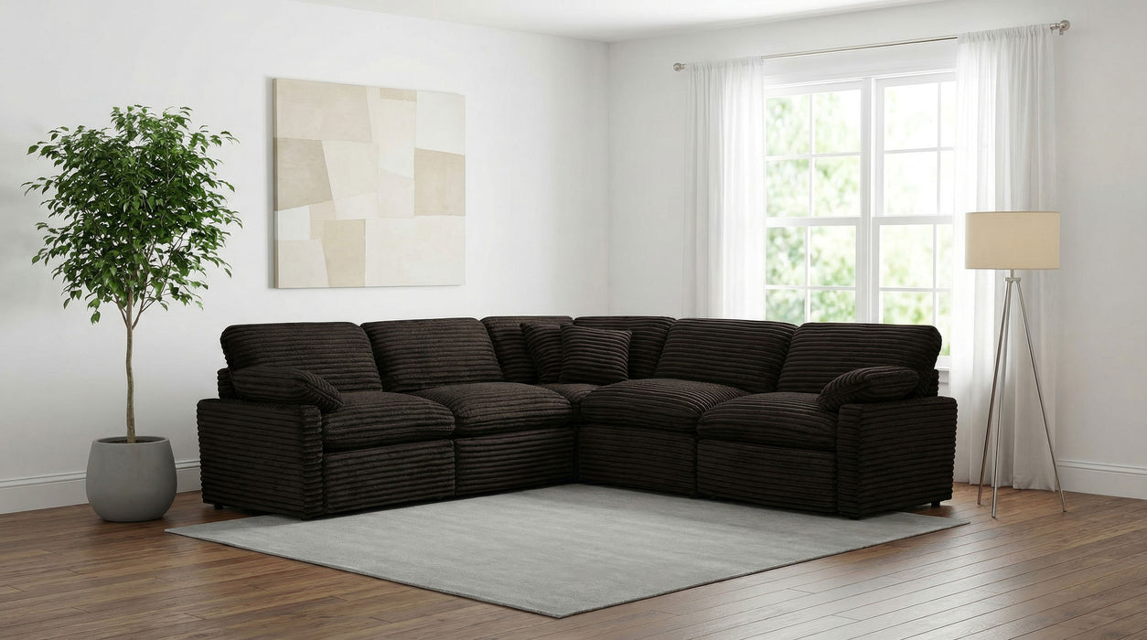 Collins Modular RAF Power Recliner Chocolate Brown