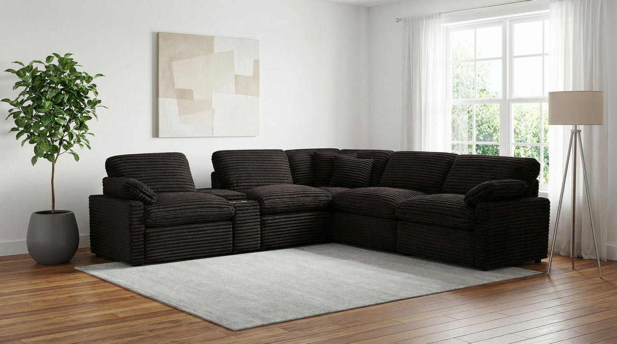 Collins Modular RAF Power Recliner Chocolate Brown