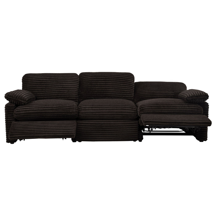 Collins Modular Power Sofa Chocolate Brown