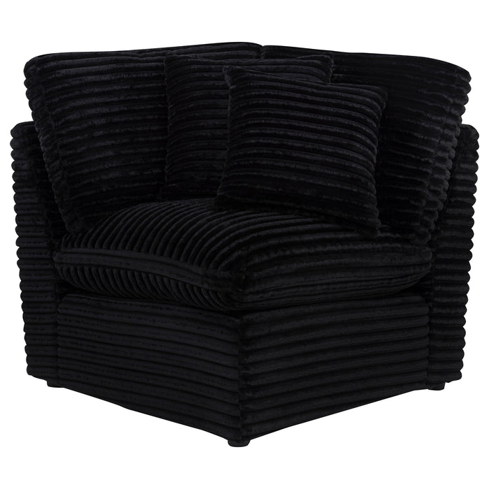 Collins Modular Corner Chair Black