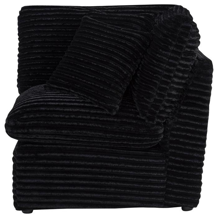 Collins Modular Corner Chair Black