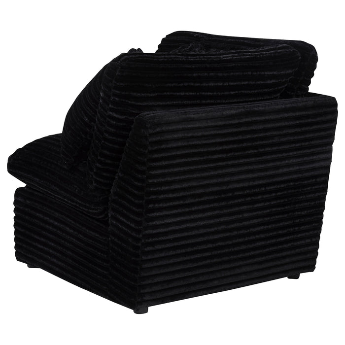 Collins Modular Corner Chair Black