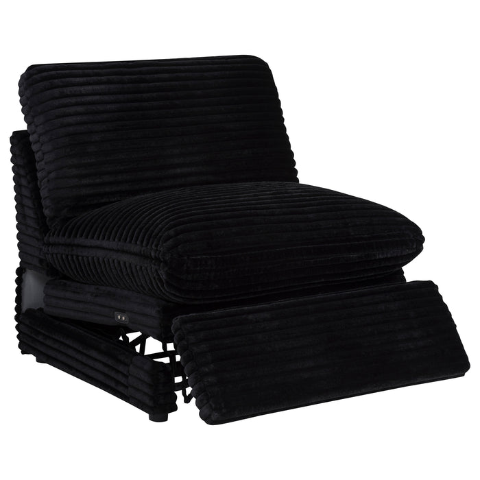 Collins 5-piece Modular Power Reclining Sectional Black
