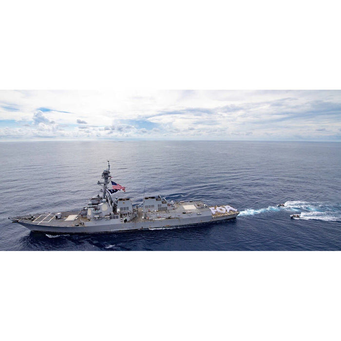 Hand Painted Model Boat (624327) - Gray