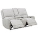 Sylmar 3-piece chenille power reclining sofa set in dove grey by CoasterEveryday