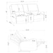 CoasterEveryday Sylmar 3-piece chenille power reclining sofa set in dove grey