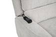 Sylmar chenille upholstered dual power lift recliner in dove grey by CoasterEveryday