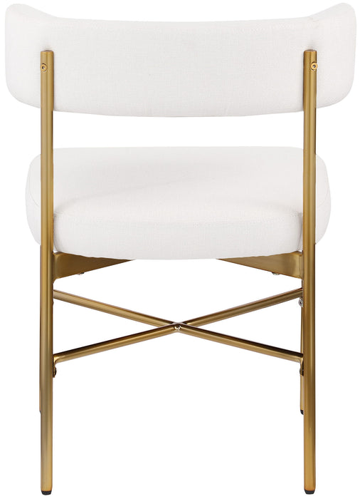 Rivage - Durable Dining Chair With Gold Frame (Set of 2)