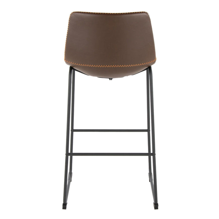 Duke - 26" Fixed-Height Stool - Black Metal