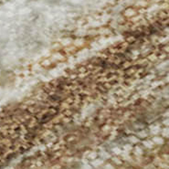 10' X 14' Nautical Washable Area Rug With UV Protection (717314) - Taupe / Gold