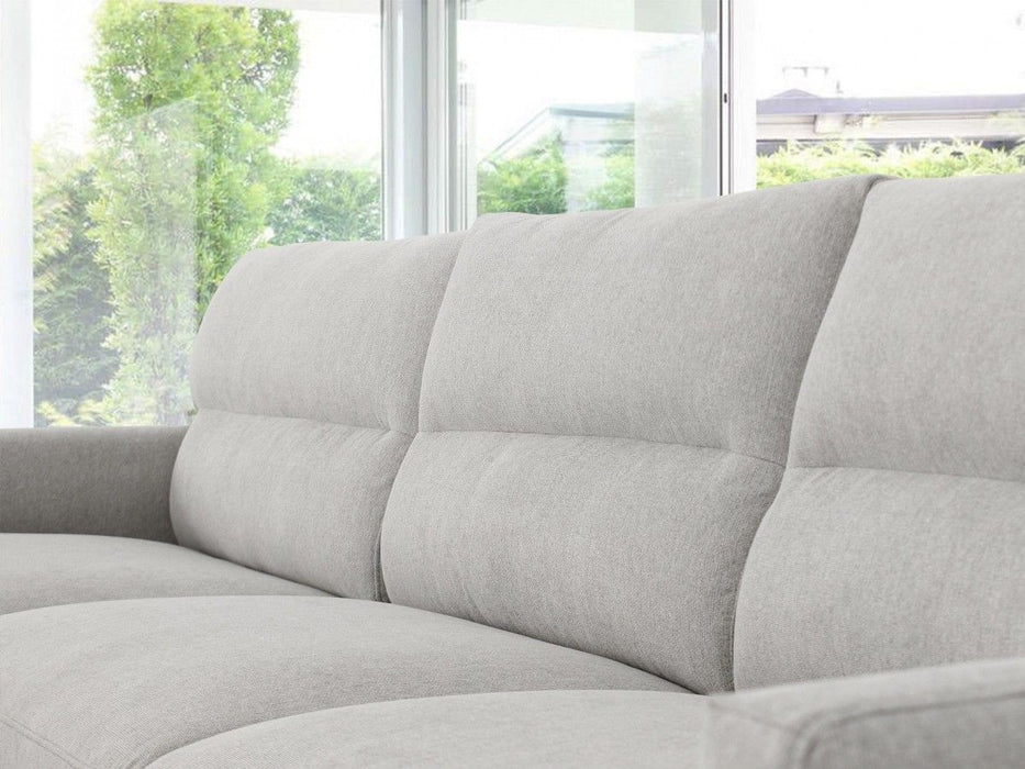 Contemporary Squared Edge Left Facing Sectional Sofa - Dove
