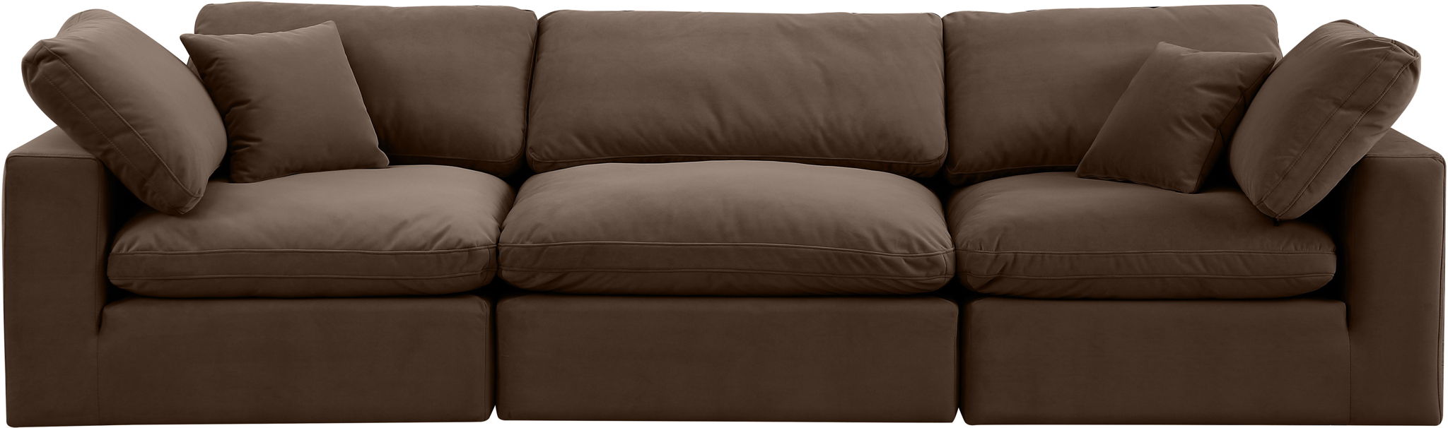 Comfy - Velvet Modular Sofa 3 Seats