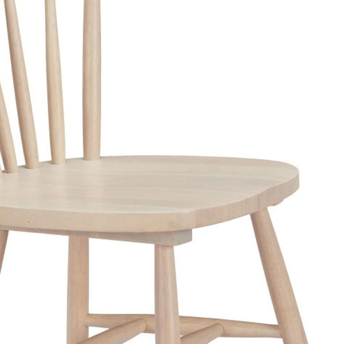 Wood Open Back Dining Room Side Chairs (Set of 2) - Natural