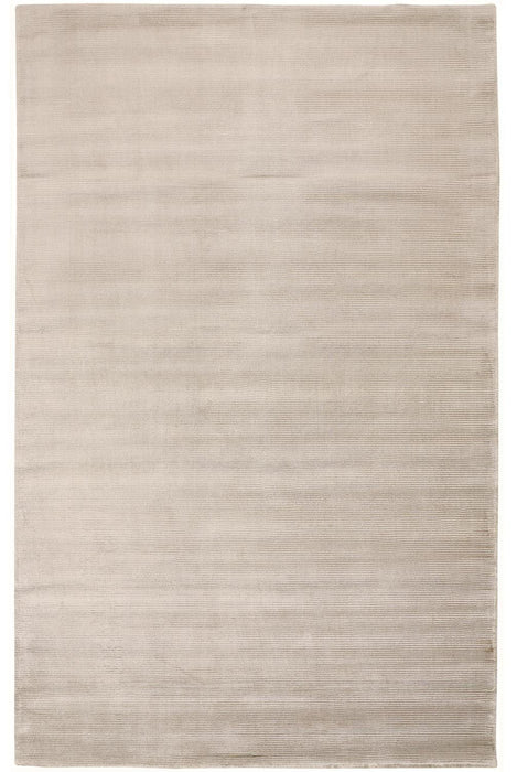 5' x 8' Hand Woven Distressed Area Rug - Ivory And Taupe
