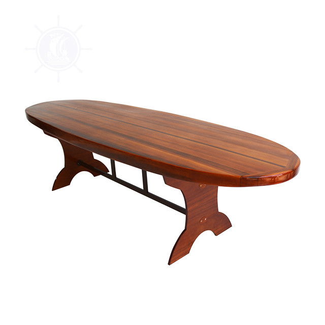 Hand Painted Model Boat (624620) - Light Brown