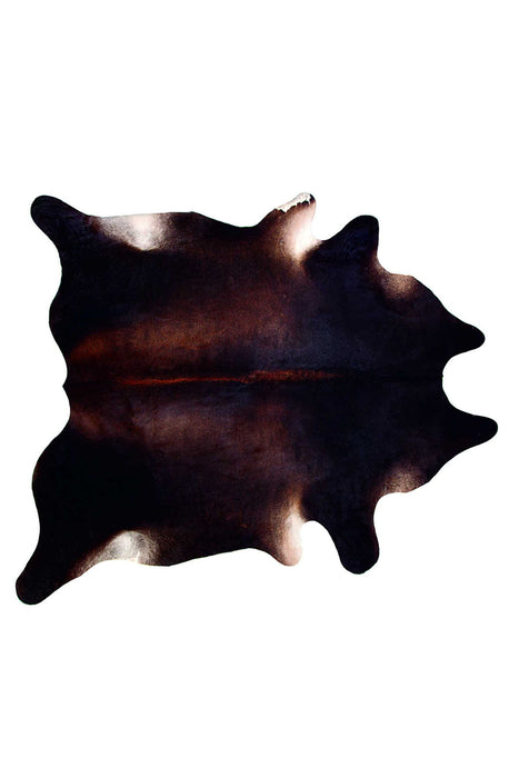 6' x 7' Cowhide Area Rug - Black And White