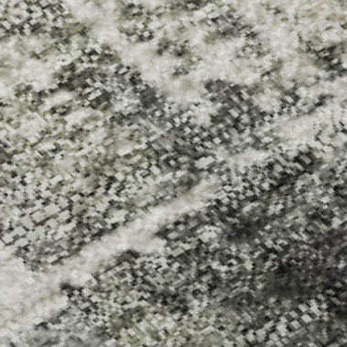 10' X 14' Abstract Washable Area Rug With UV Protection (652689) - Charcoal / Ivory / Gold