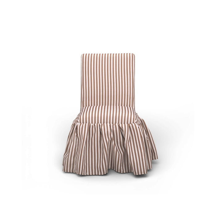 Gertrude - Striped Linen Dining Chair