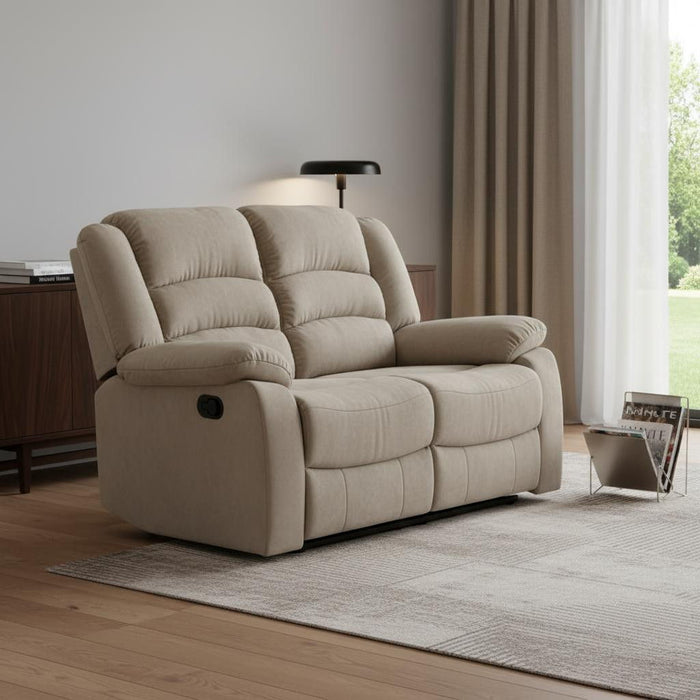 Contemporary Fabric Sofa - Beige
