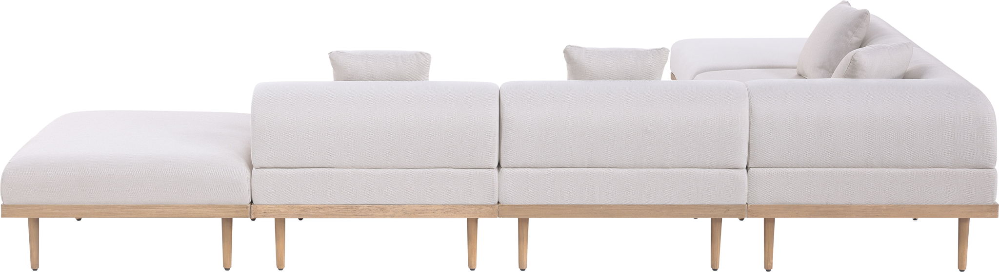 Laguna - 6 Piece 142" Outdoor Patio Modular Sectional