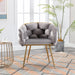 Giga luxury modern arm chair with simple design, suitable as a bedroom or living room lounge, featuring a comfortable backrest.