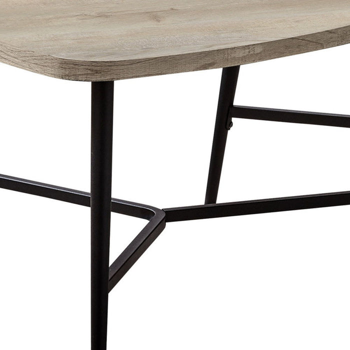 Triangle Nested Coffee Tables (Set of 2) - Taupe And Black