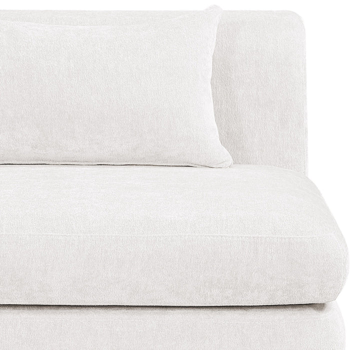 Stellar - Chenille Fabric Upholstered Modular Corner Chair