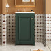 Giga bathroom vanity with sink, freestanding single cabinet, soft-close door and adjustable shelf, modern bathroom storage unit