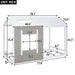 Twin size Giga house platform bed with roof and window, natural wood finish and white accents, suitable for children's bedroom decor.